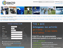 Tablet Screenshot of coacto.net